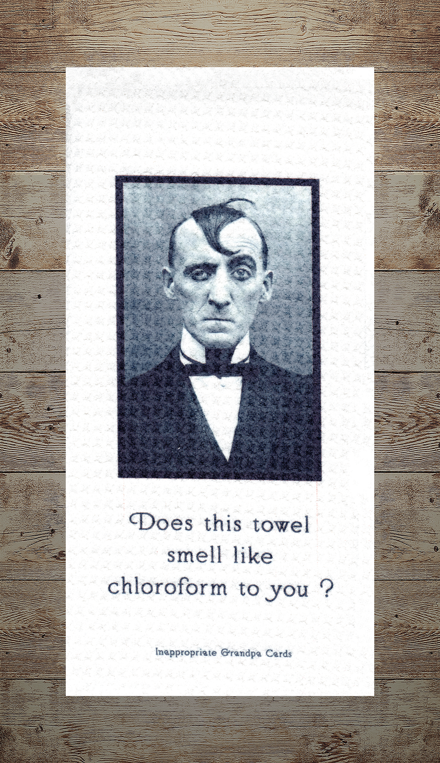 Does This Towel Smell Like Chloroform To You ?