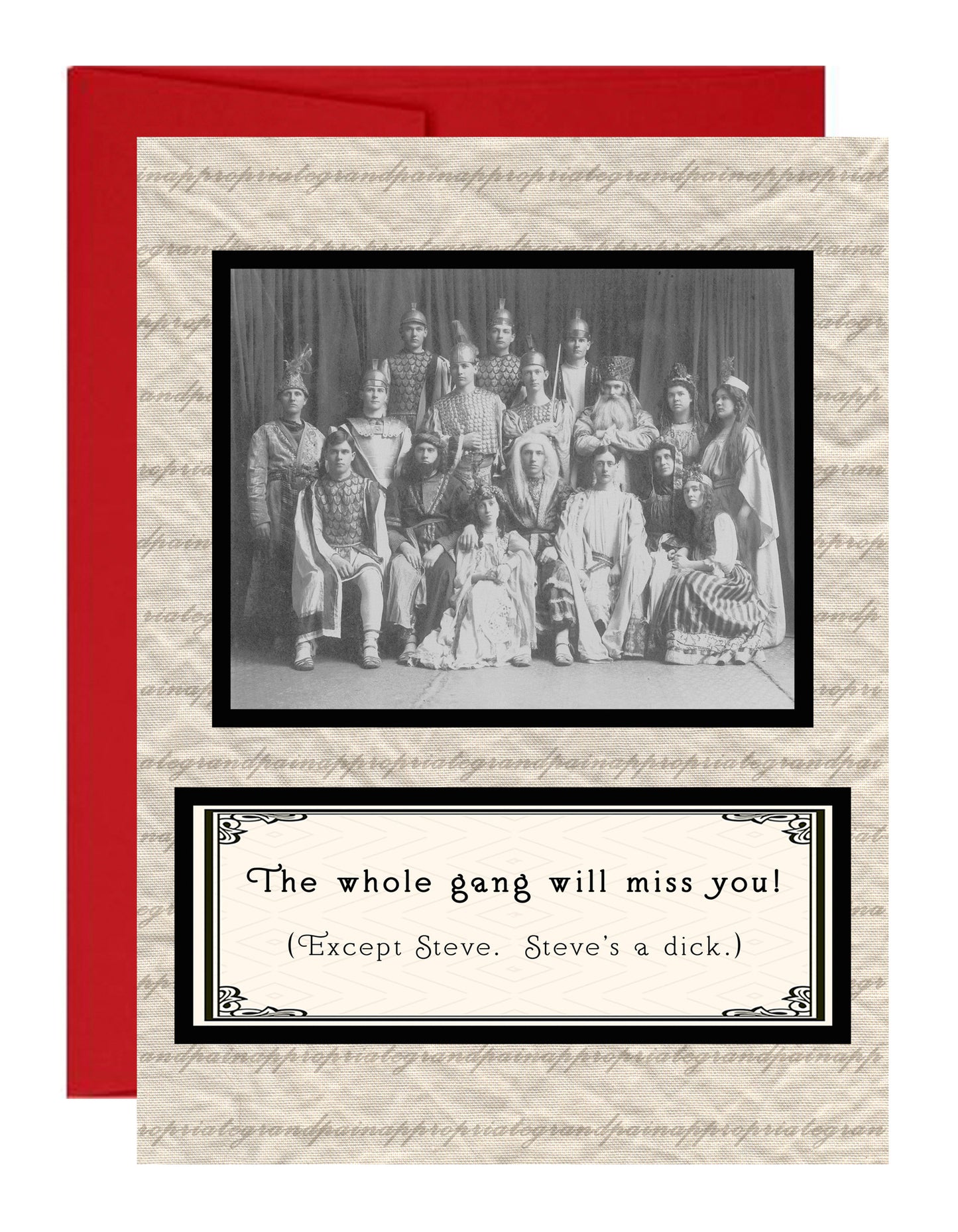 The Whole Gang Will Miss You