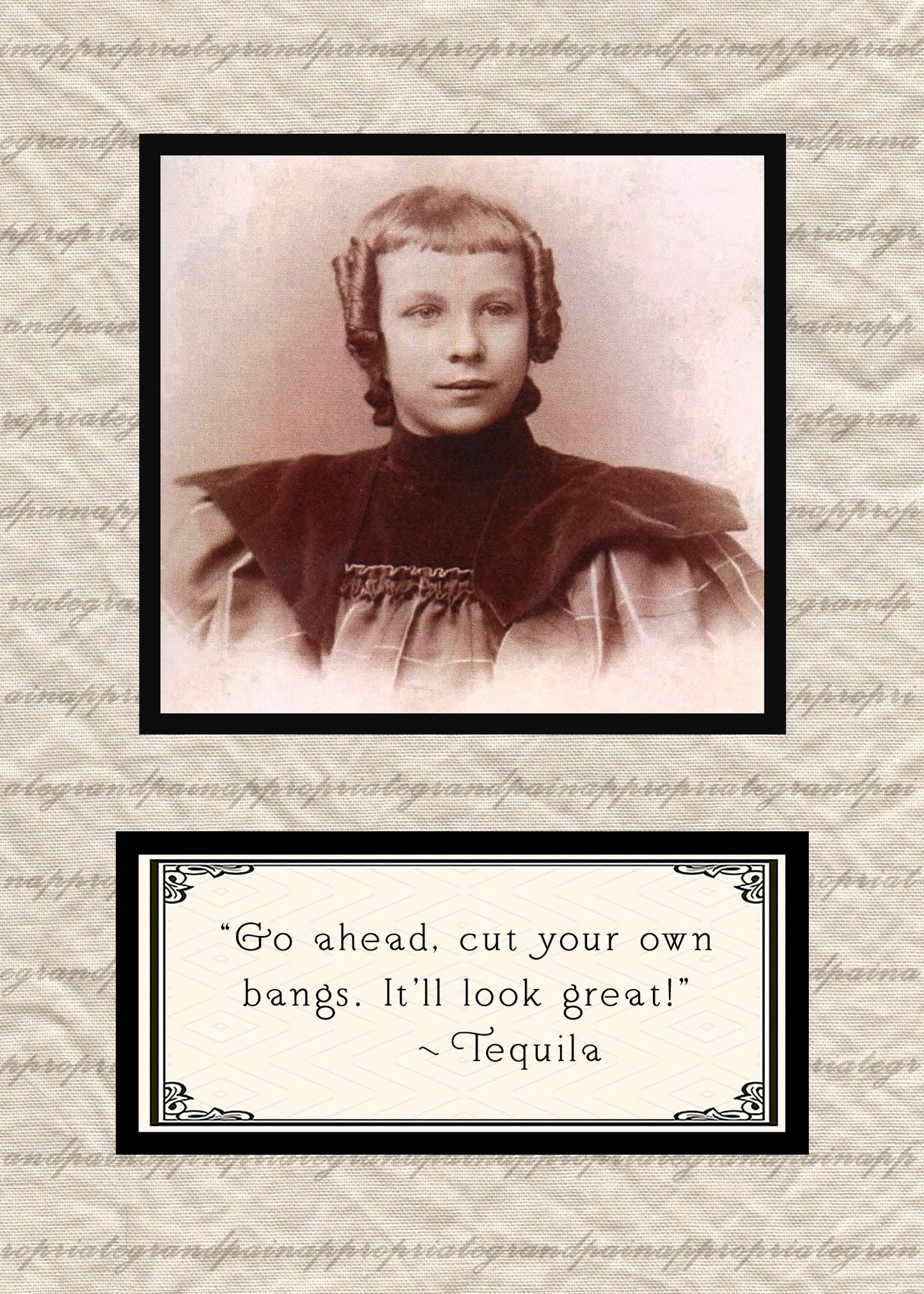 Go Ahead, Cut Your Own Bangs