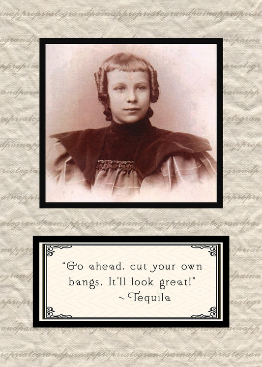 Go Ahead, Cut Your Own Bangs