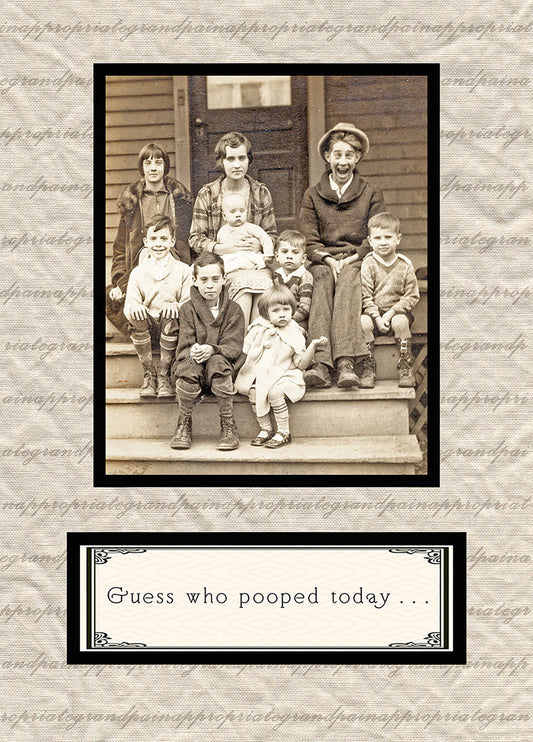Guess Who Pooped Today