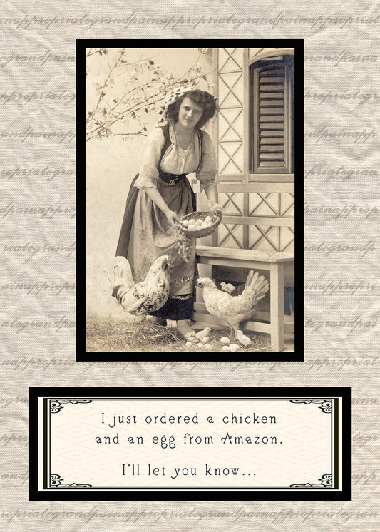 I Just OrderdA Chicken And An Egg