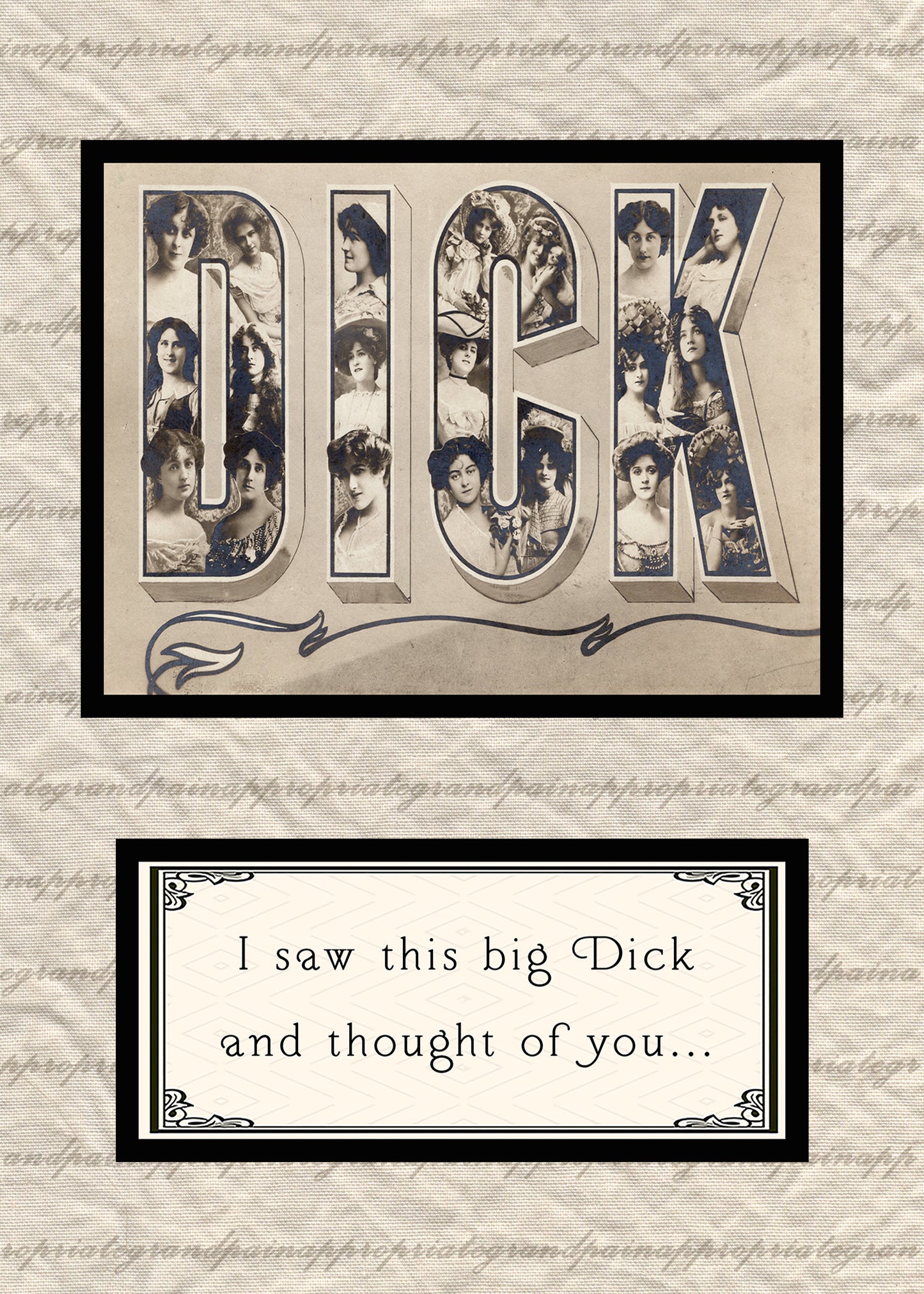 I Saw This Big Dick And Thought Of You
