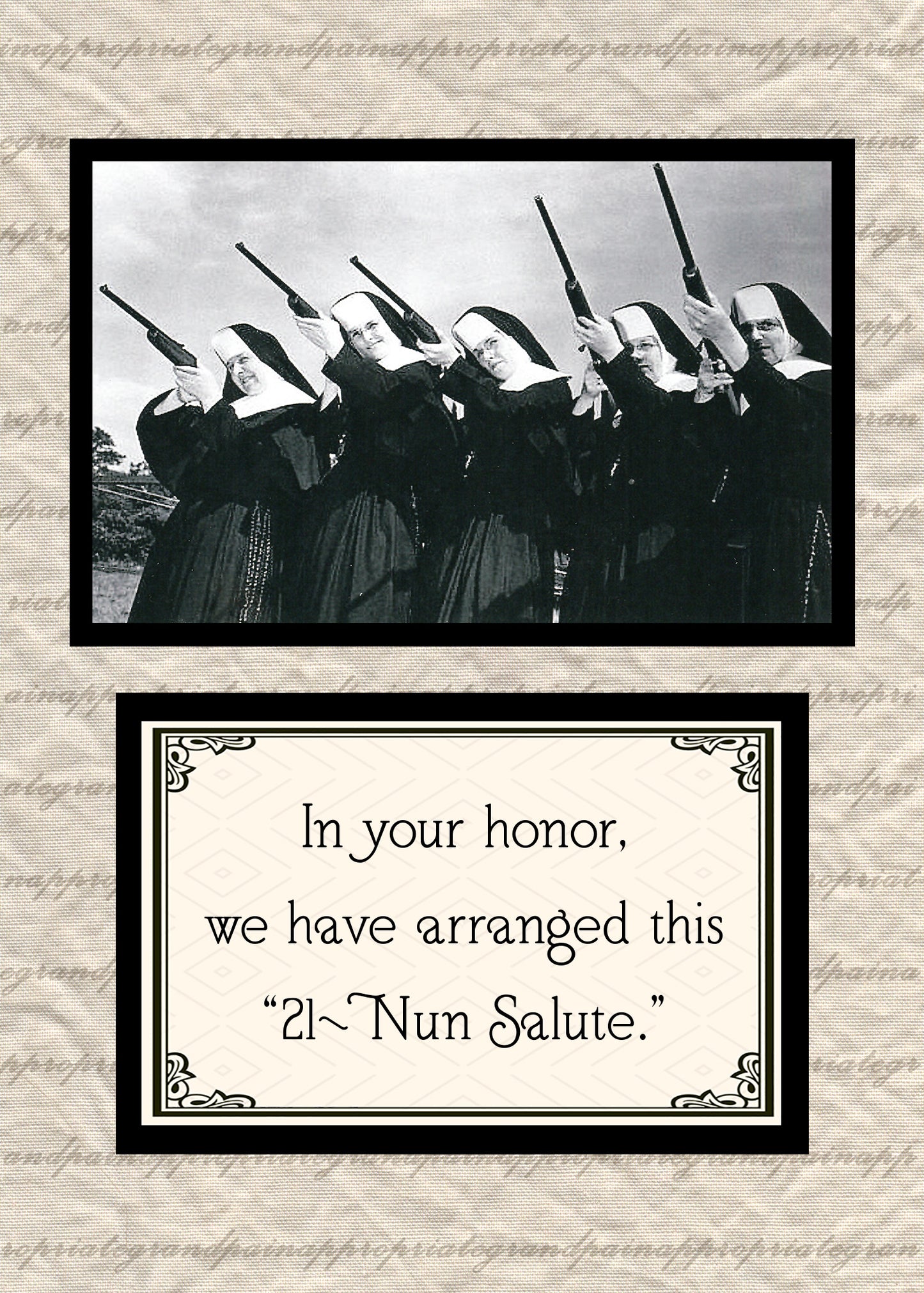 In Your Honor, We Have Arranged