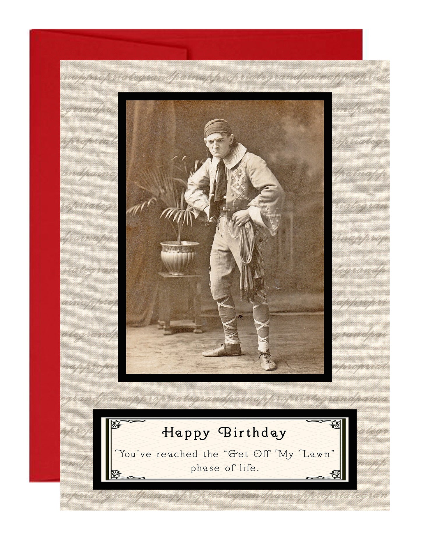 Happy Birthday You've Reached The "Get Off My Lawn" .....