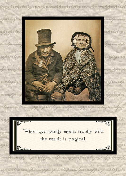 When Eye Candy Meets Tropy Wife