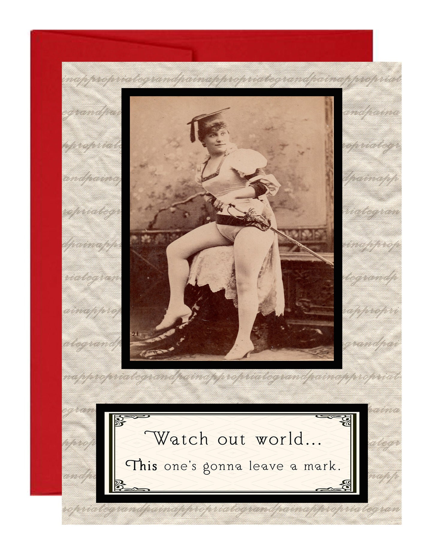 Watch Out World... This One's Gonna Leave A Mark