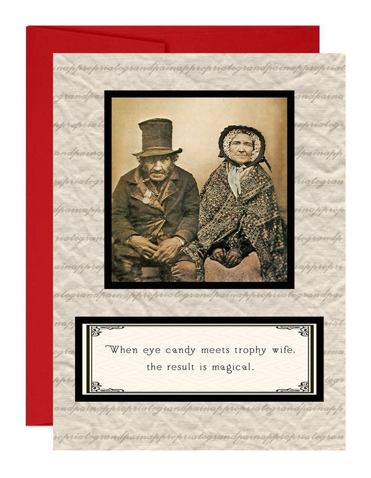 When Eye Candy Meets Tropy Wife