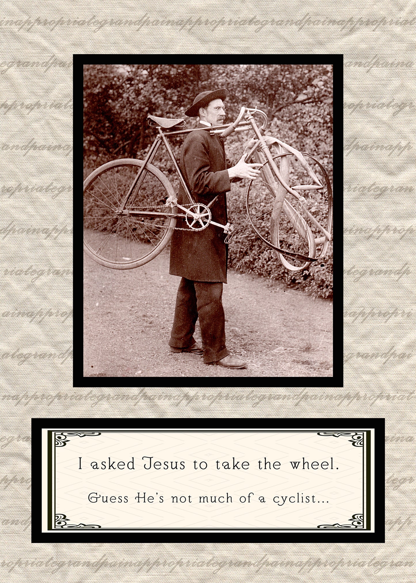 I Asked Jesus To Take The Wheel